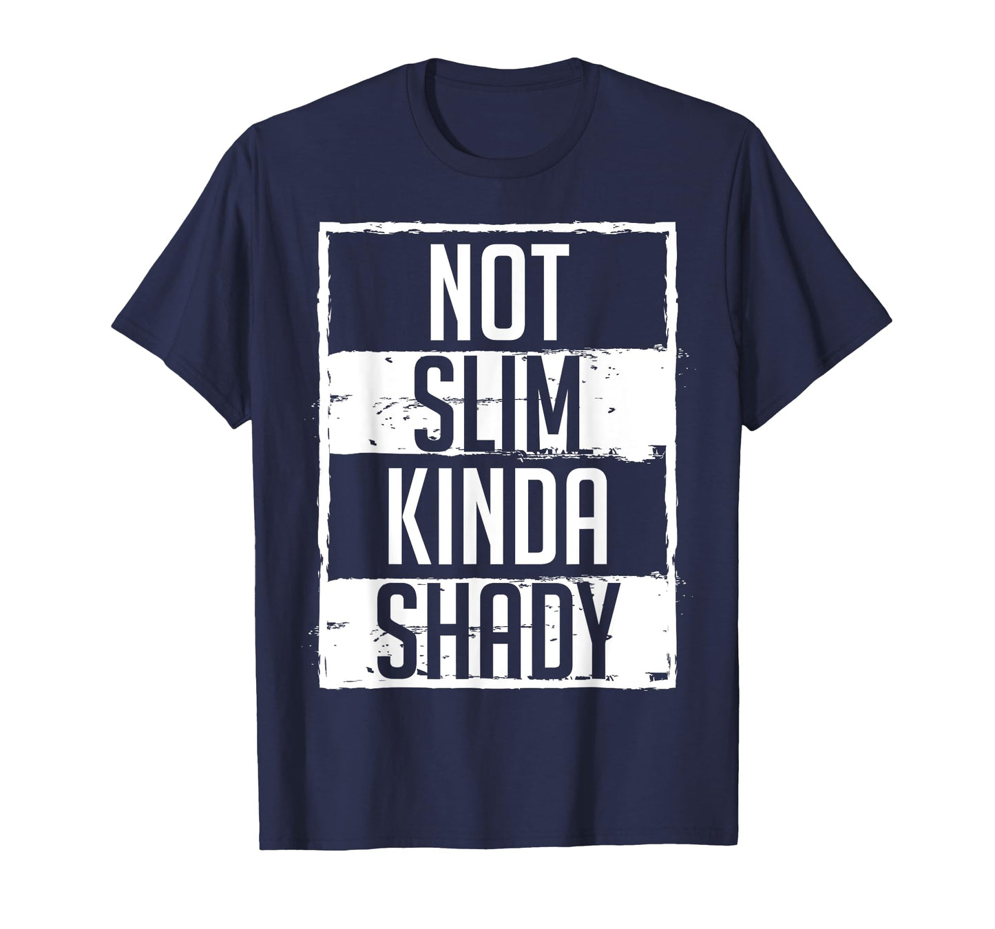 Pilates Dumbbell Fit Healthy Lifestyle Tee Women's Not Slim Kinda Shady Chubby Gym Design T-Shirt Black Small Classic Fit Modern Classic Crew Neck Short Sleeve T-Shirt