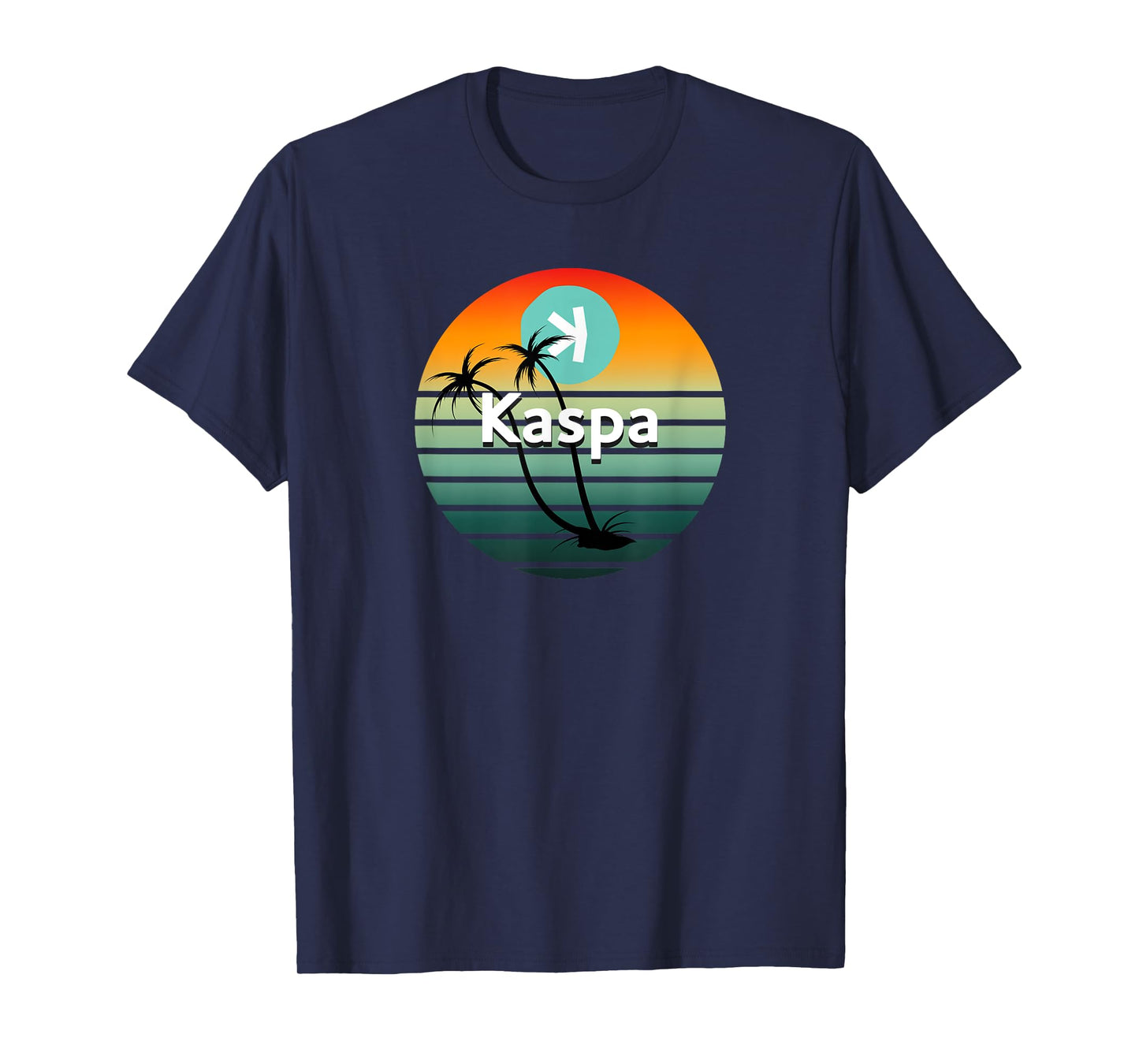 Kaspa CryptoRetro Sunset T-Shirt