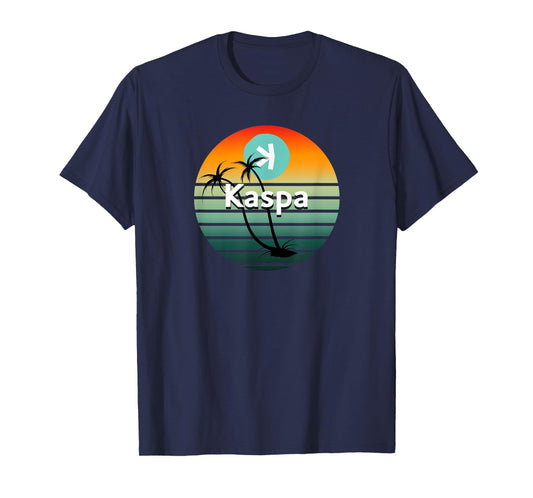 Kaspa CryptoRetro Sunset T-Shirt