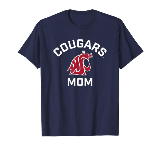 Washington State University Cougars Arched Mom T-Shirt