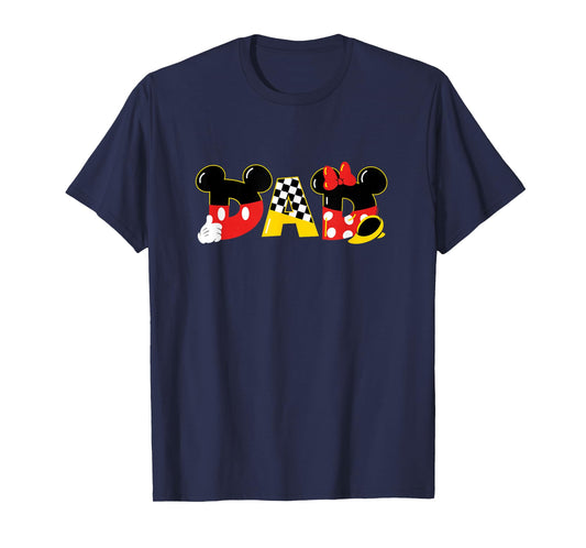 Disney Mickey Mouse & Minnie Mouse Dad Father’s Day Birthday T-Shirt