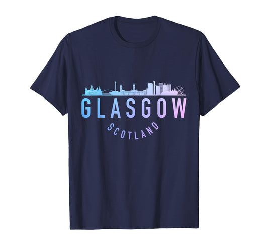 Glasgow Scotland Skyline Pride Souvenir T-Shirt