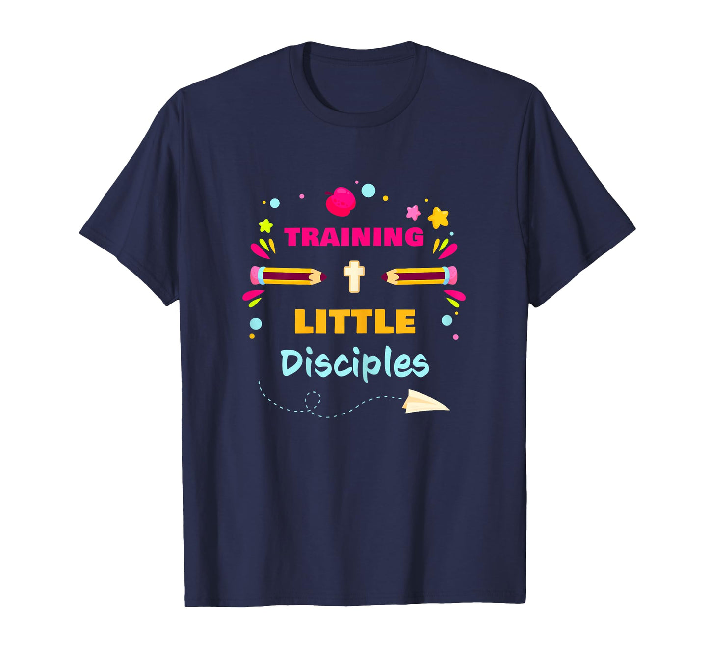 Sunday School Christian Teacher – Training Little Disciples T-Shirt for Women