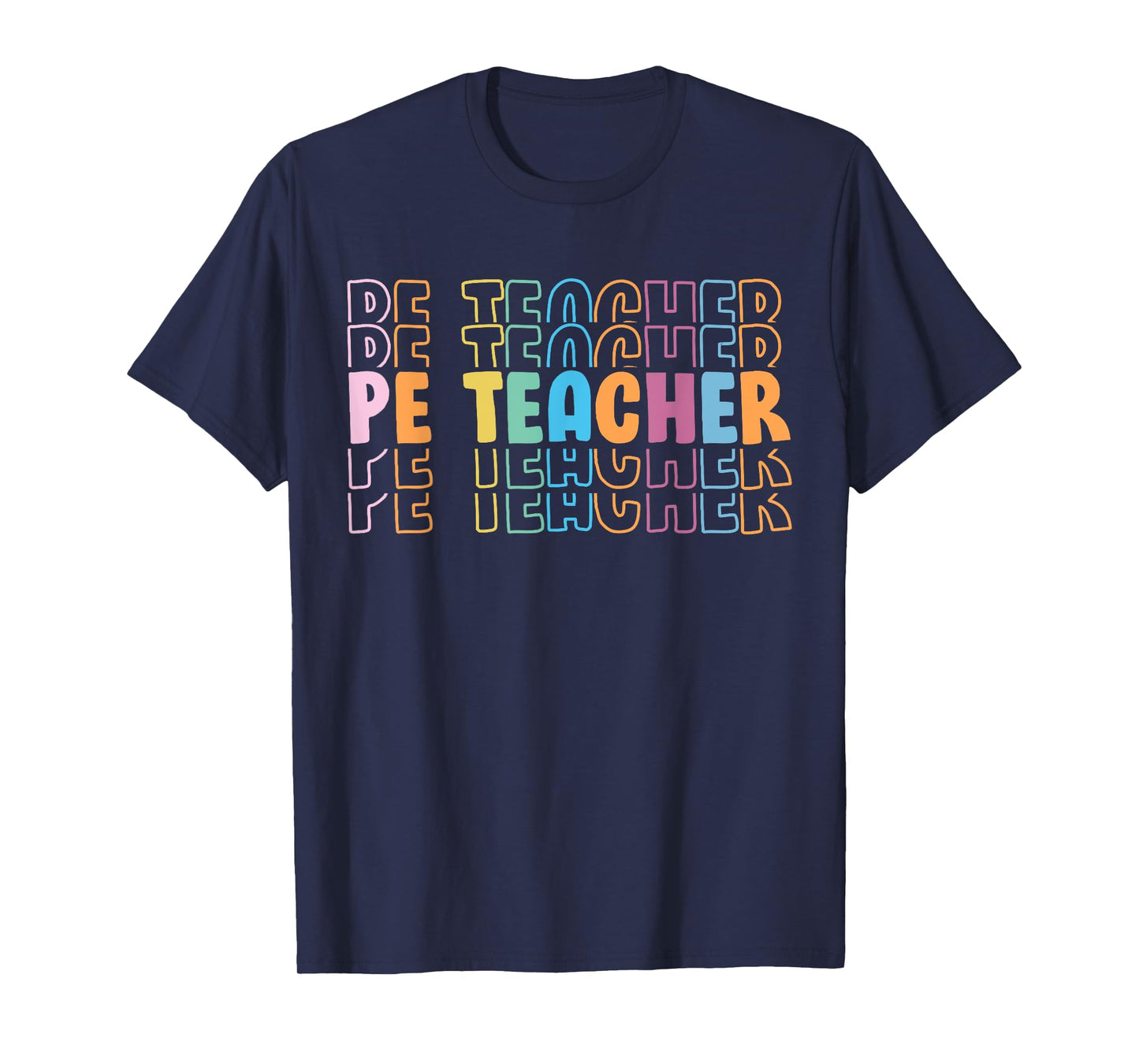 PE Teacher Vintage retro groovy Physical Education Teacher T-Shirt