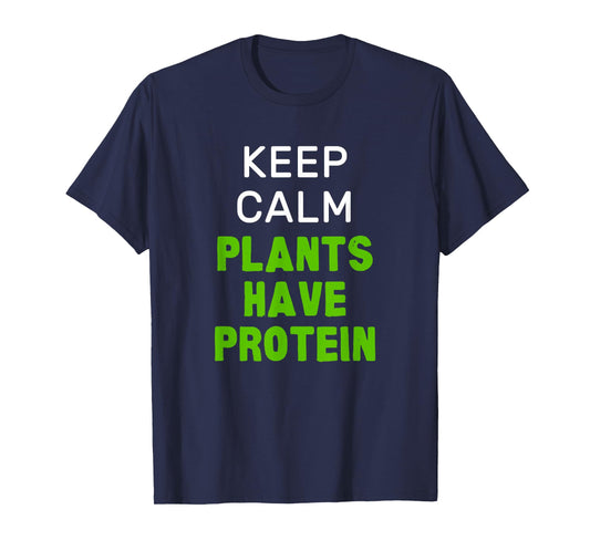 Vegan Vegetarian Cooking Gym Fitness Protein Health Joke T-Shirt