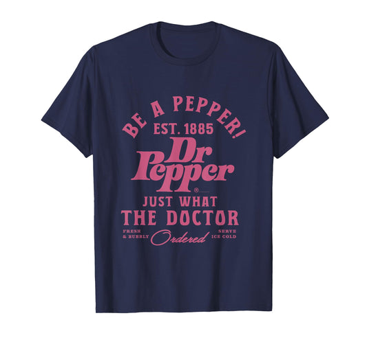 Dr. Pepper Pop Be A Pepper Est. 1885 Back T-Shirt