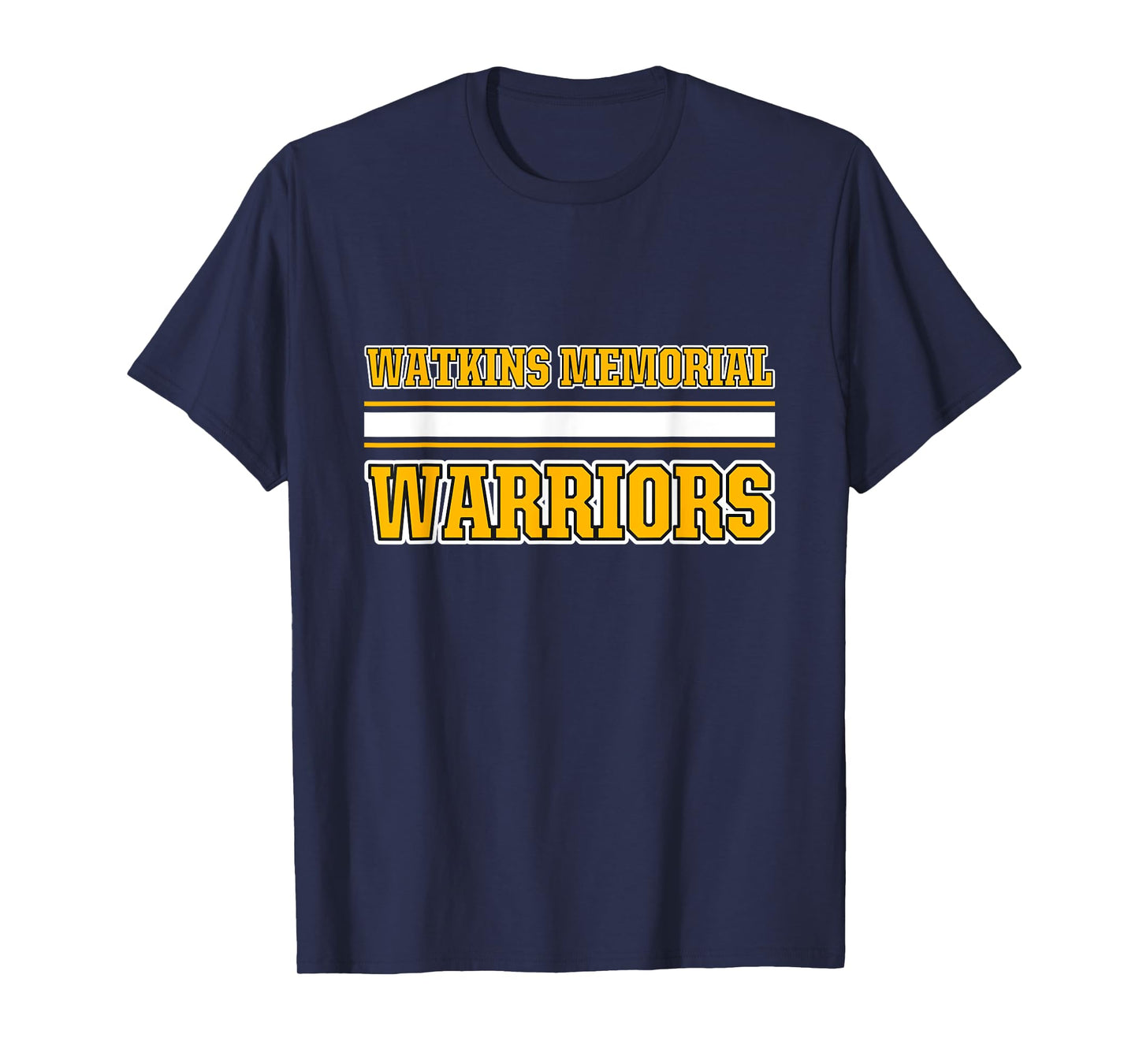 Watkins Memorial Warriors Horizontal Stripes T-Shirt