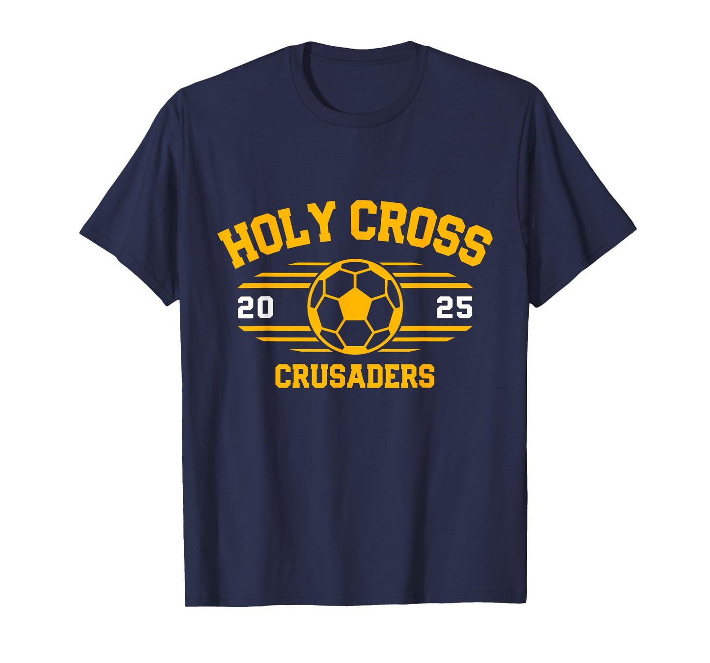 Holy Cross Crusaders Soccer Ball 2025 T-Shirt
