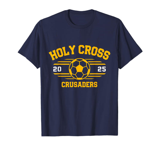 Holy Cross Crusaders Soccer Ball 2025 T-Shirt