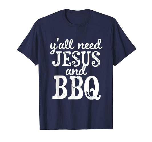 Jesus And BBQ For Religious Barbecue Lovers T-Shirt