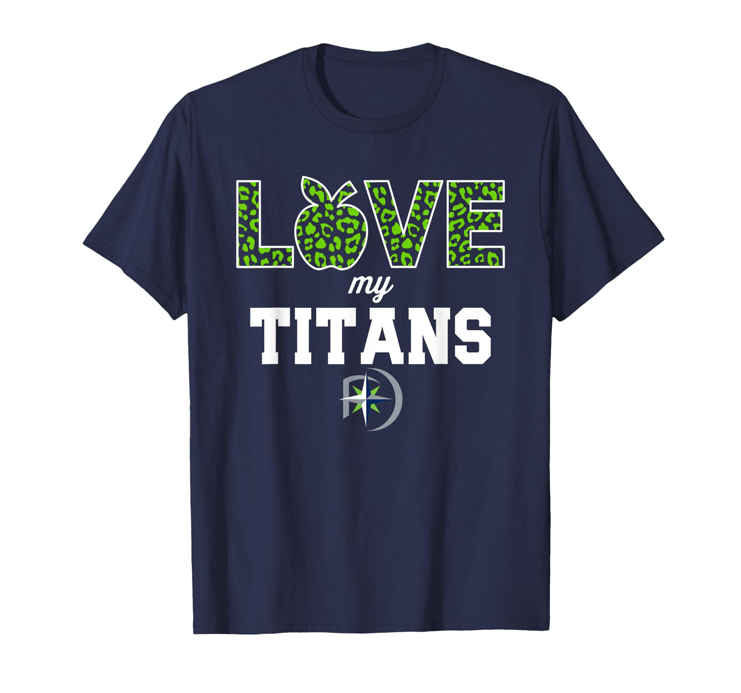 Discovery Titans Logo Love My Team HS T-Shirt