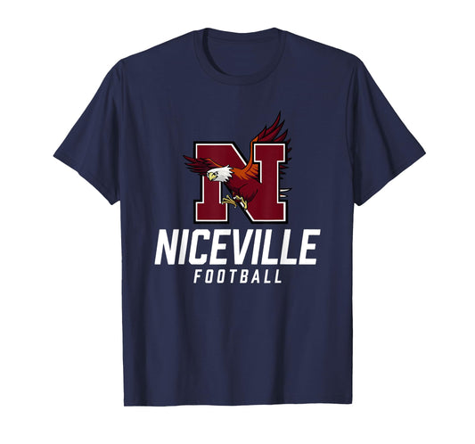 Niceville Eagles Logo Football Team HS T-Shirt