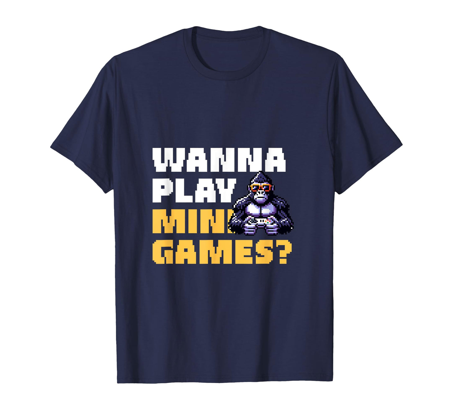 Wanna Play Mini Games? Retro Gorilla Gamer T-Shirt
