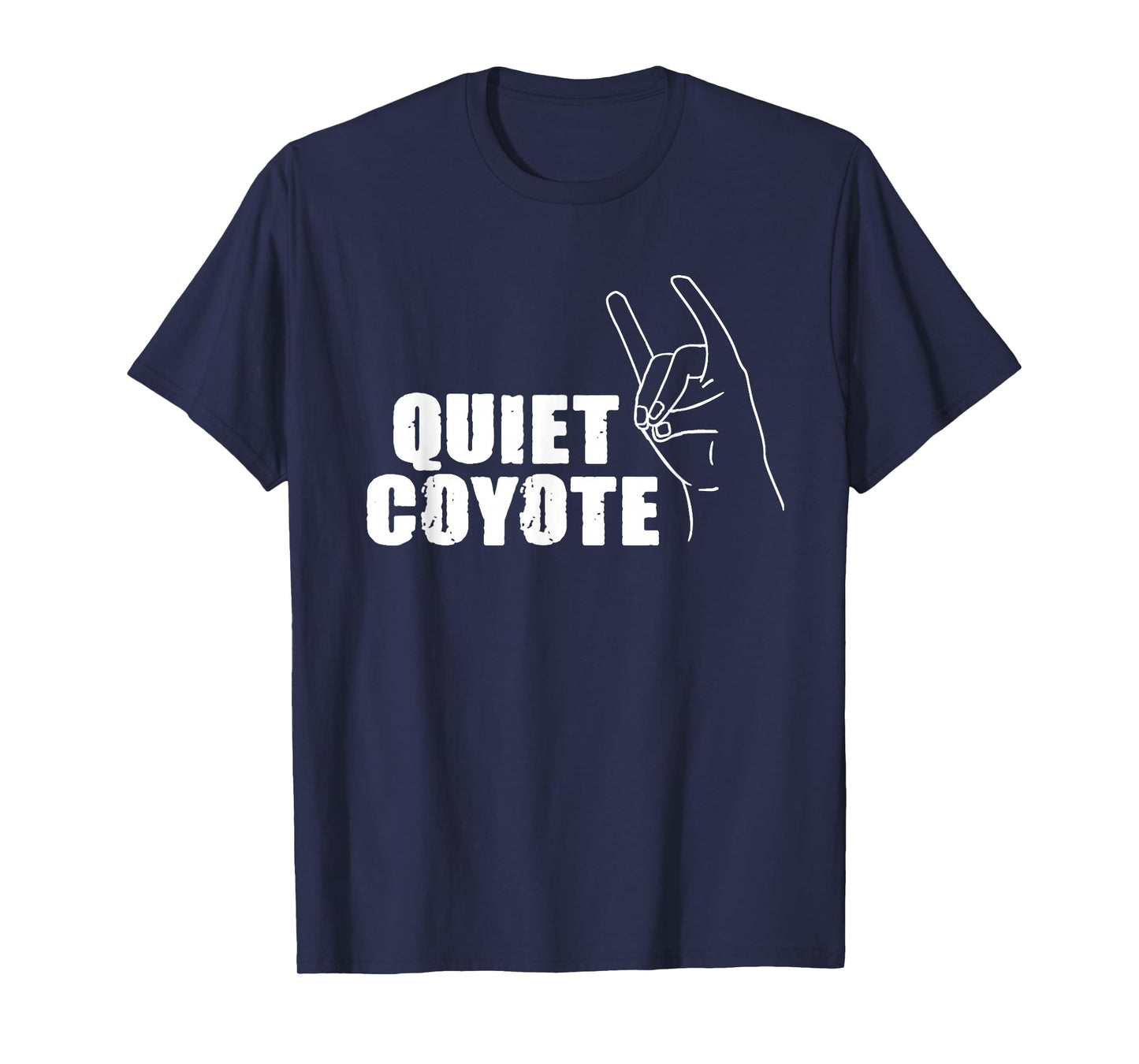 Quiet Coyote Graphic Lovely Pet Adorable Animal Outfit Lover T-Shirt
