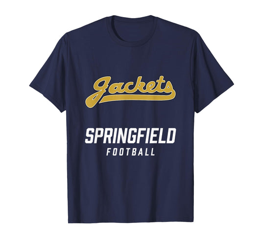 Springfield Yellow Jackets Logo Football Team HS T-Shirt