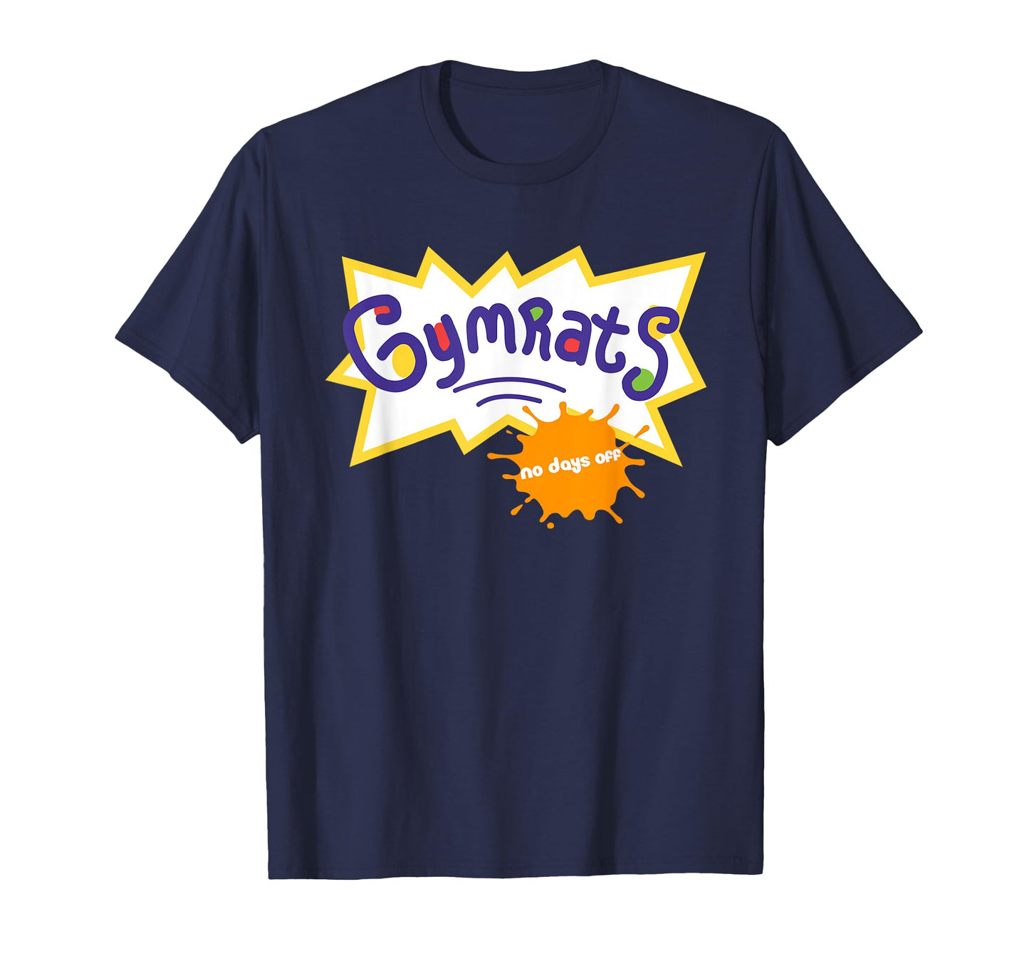 Funny Workout Tee, Gymrats 90s TV Style Workout Graphic T-Shirt