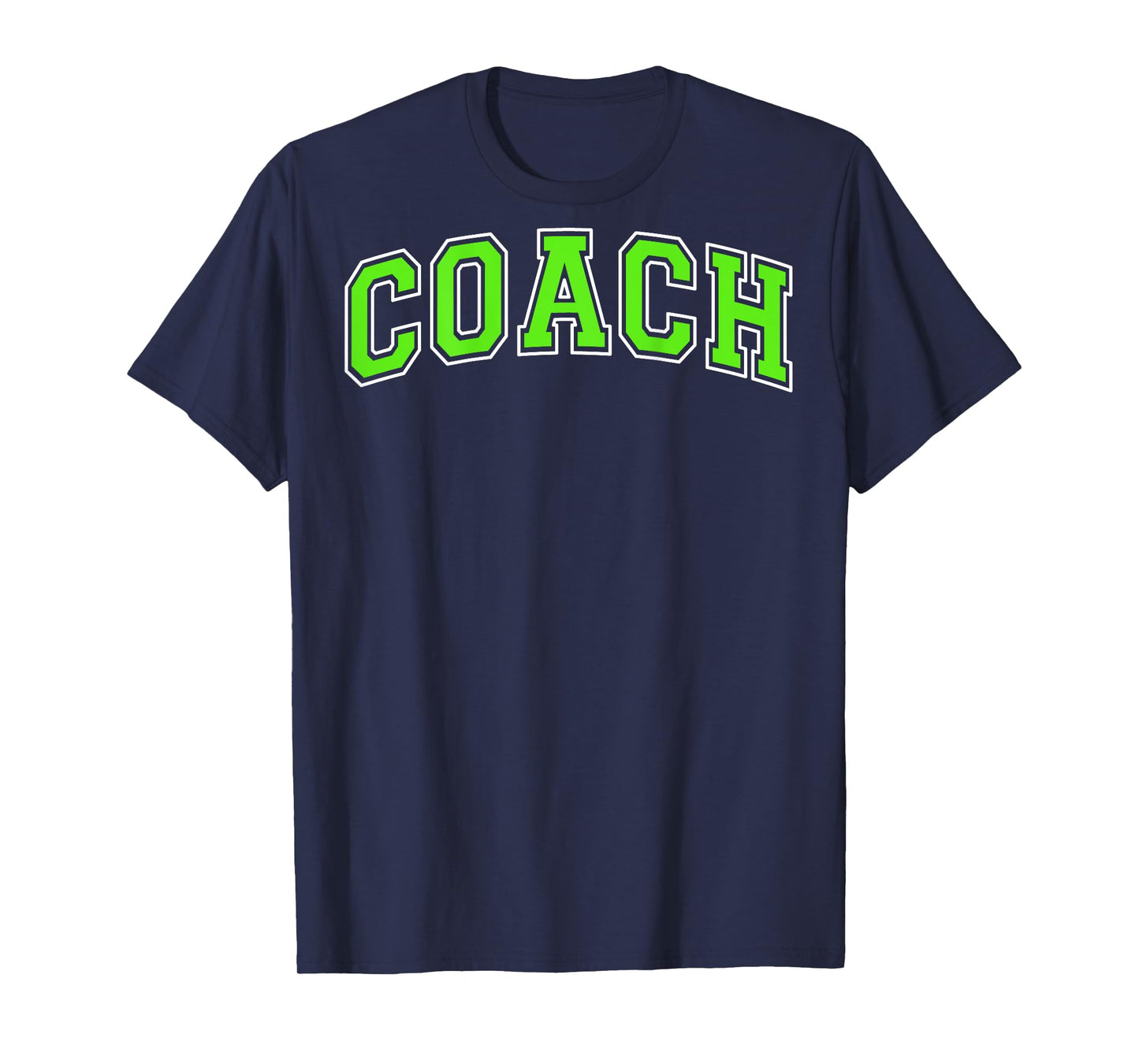 Coach Sports Trainer Vintage Lime Green White on the back T-Shirt