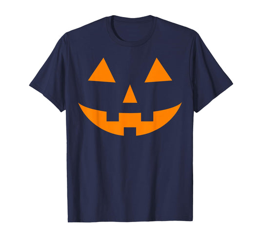 Jack O Lantern Face Pumpkin Halloween Costume 2025 Funny T-Shirt