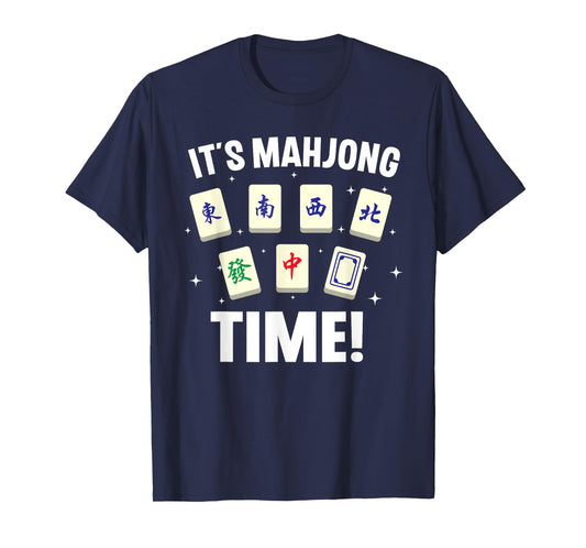 Funny Mahjong Design For Men Women Mahjong Game Player Lover T-Shirt