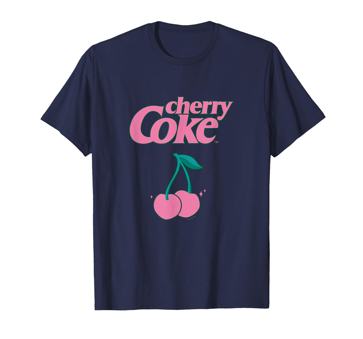 Coca-Cola Very Cherry Pink Cherry Coke Logo T-Shirt