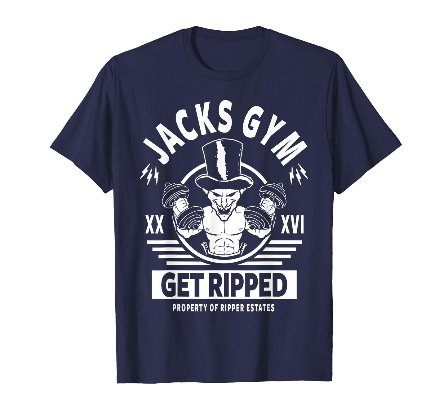 Jack The Ripper Fitness & Exercise Gym Motivation Workout T-Shirt
