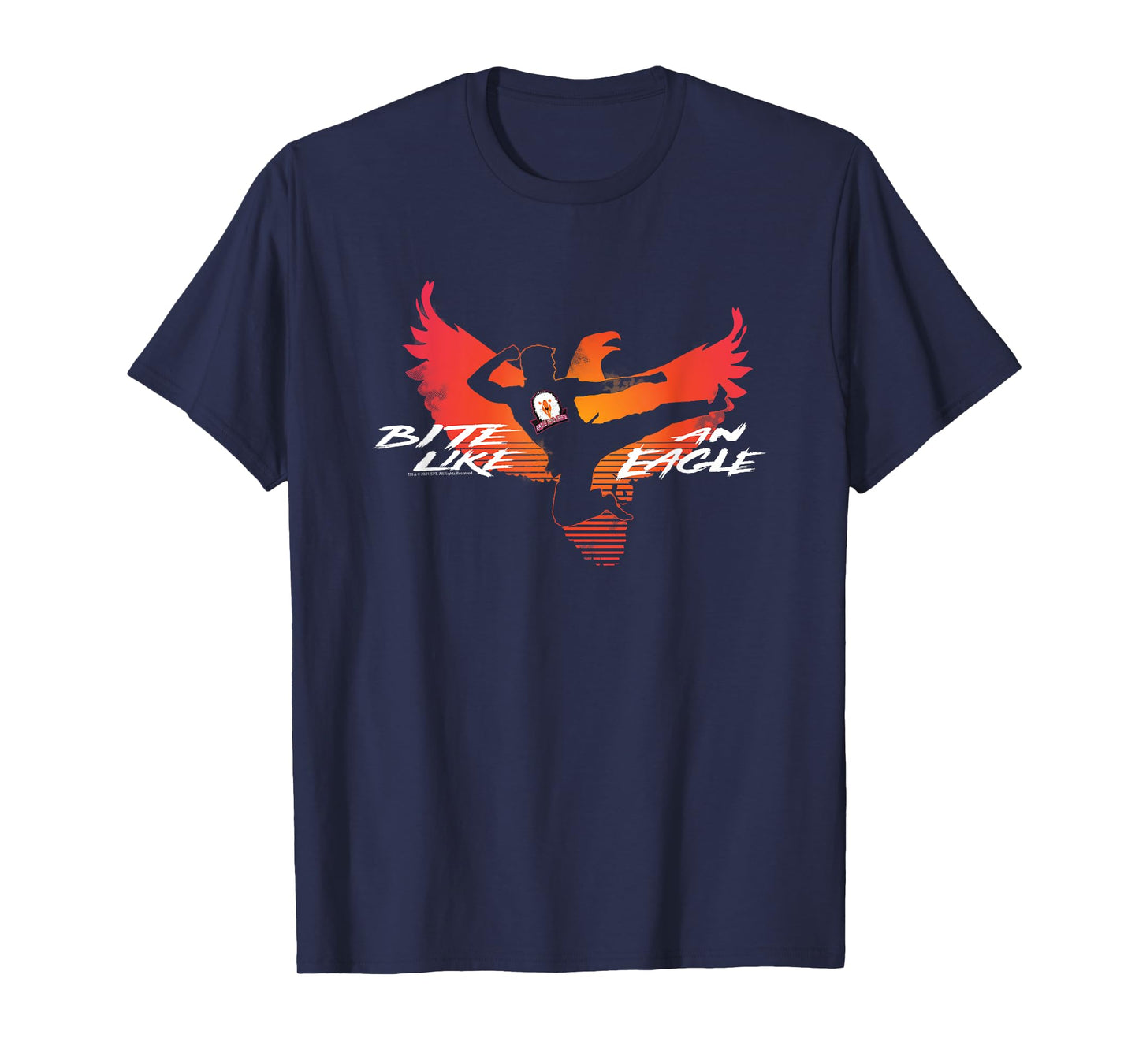 Cobra Kai Bite Like an Eagle Jump Kick T-Shirt