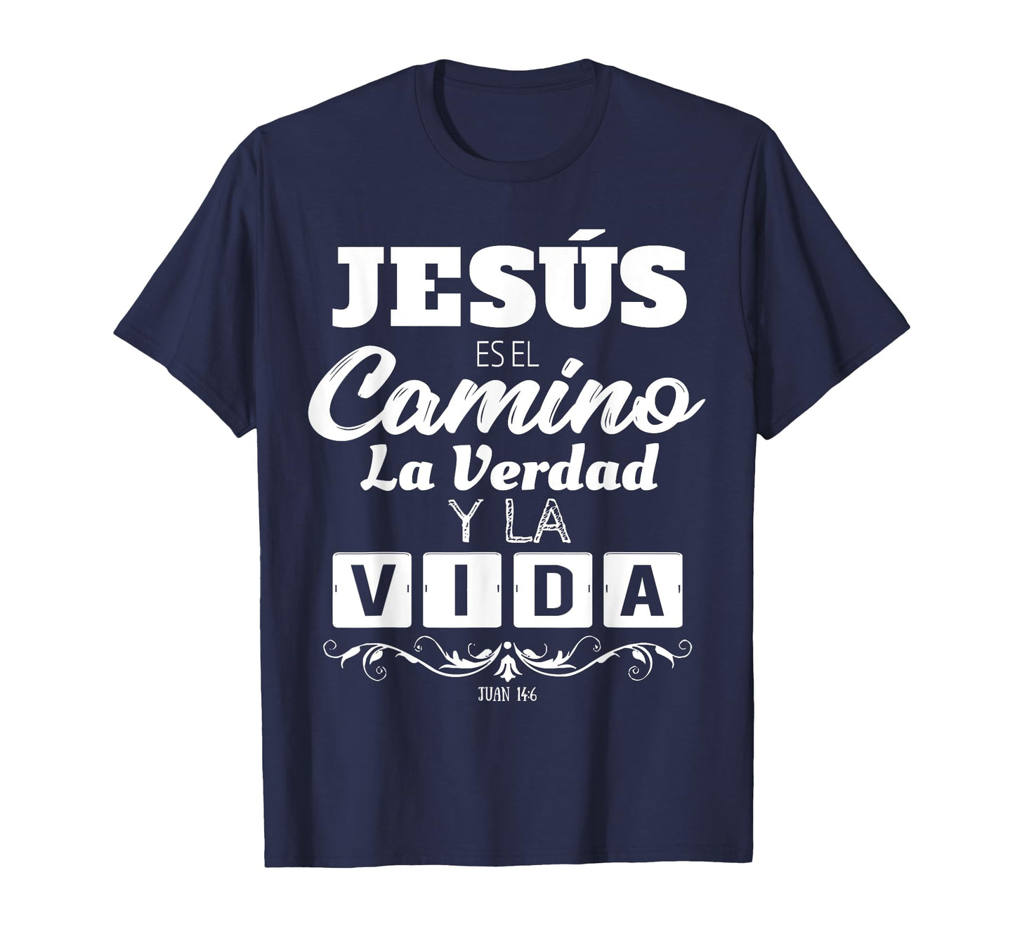 Mensajes Biblicos Espanol para Cristianos Camisetas Spanish T-Shirt