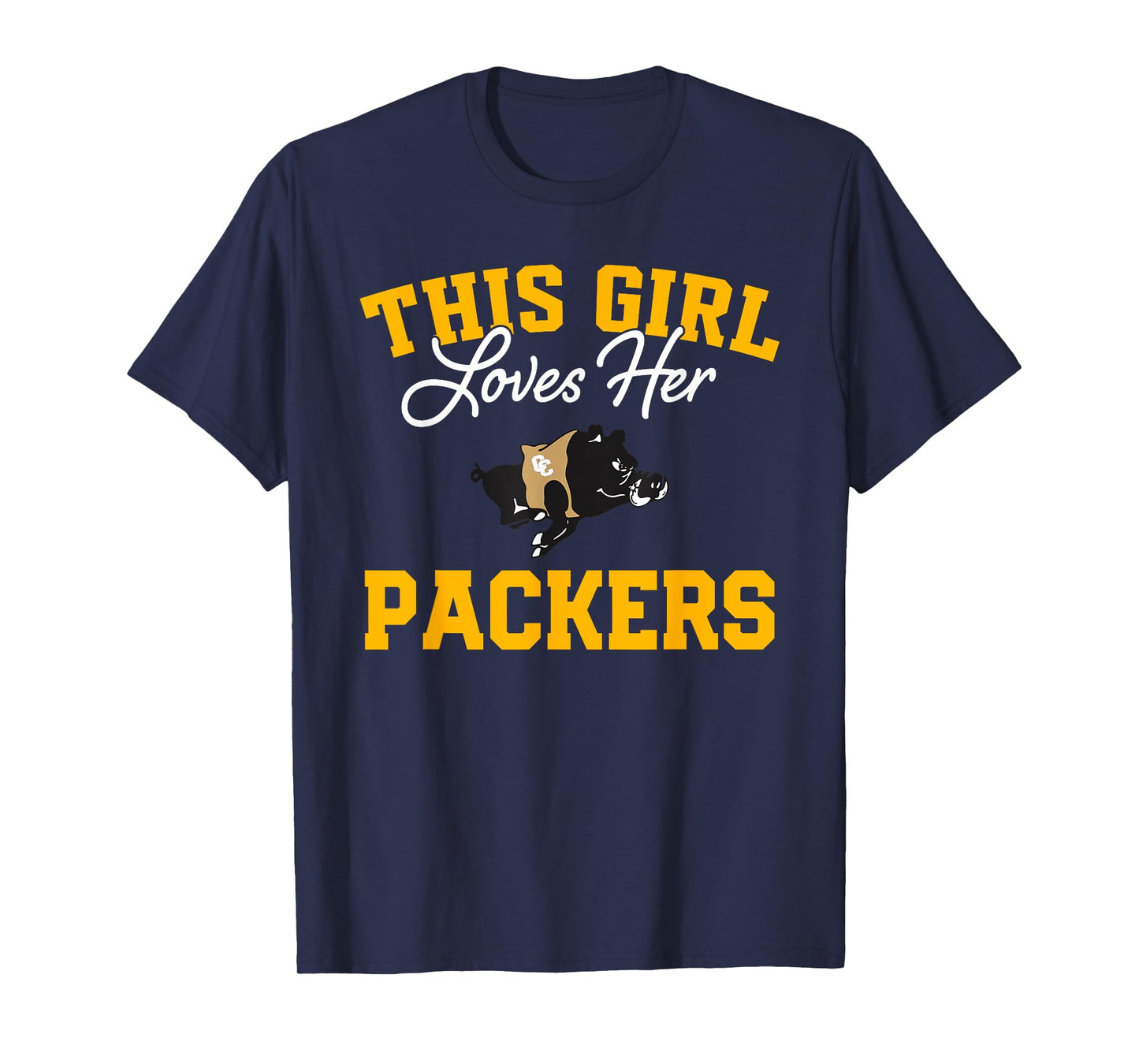 Colquitt County Packers Logo This Girl Loves Her HS T-Shirt