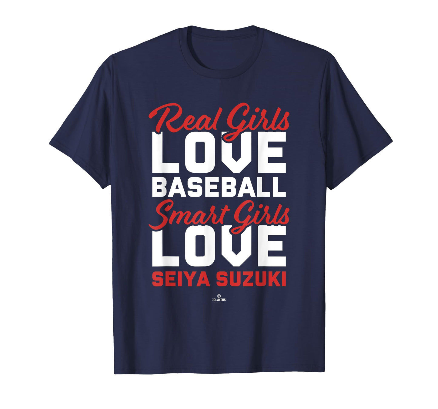 Smart Girls Love Seiya Suzuki Chicago Baseball MLBPA T-Shirt