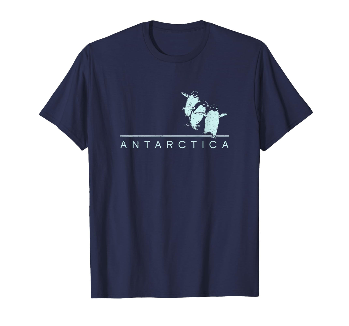 Antarctica Penguins Graphic Souvenirs T-Shirt