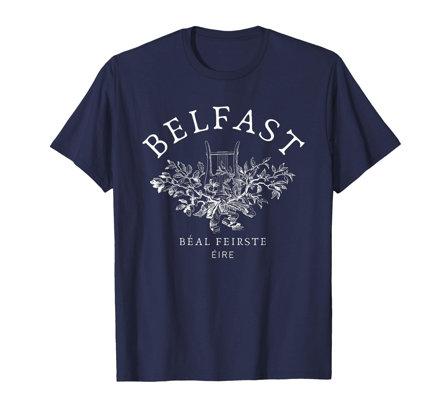 Belfast Irish Harp Belfast Northern Ireland T-Shirt