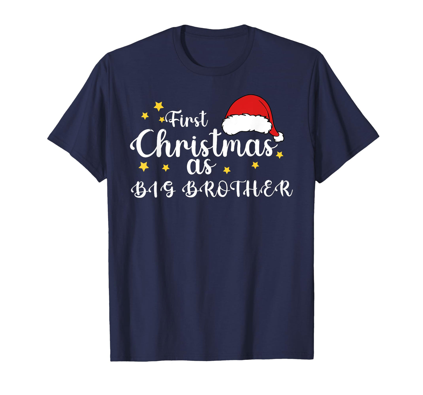 First Christmas As Big Brother 1st Christmas Matching Family T-Shirt
