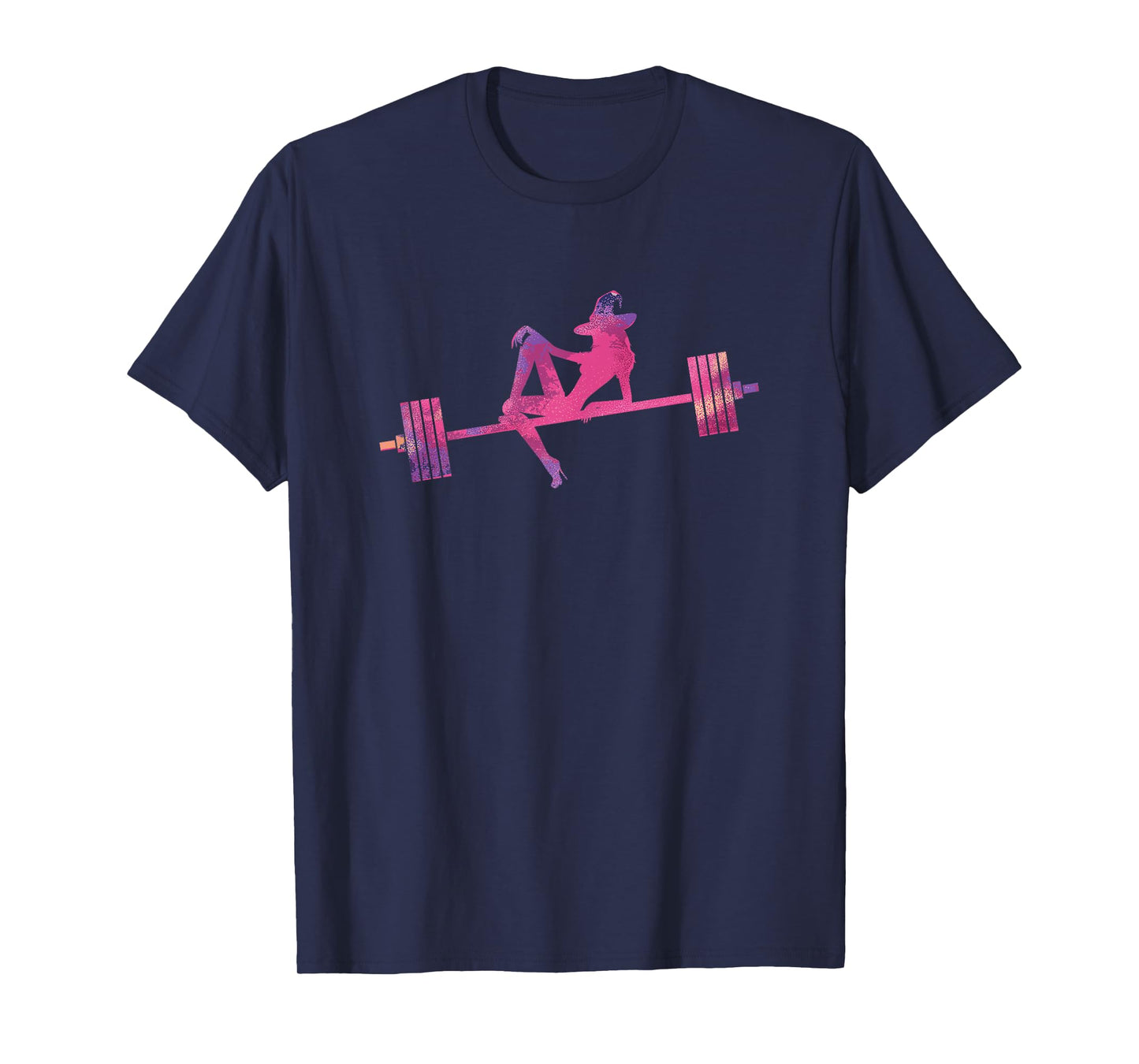 Womens Weightlifting Witch Halloween Gym working out bodybuilding T-Shirt