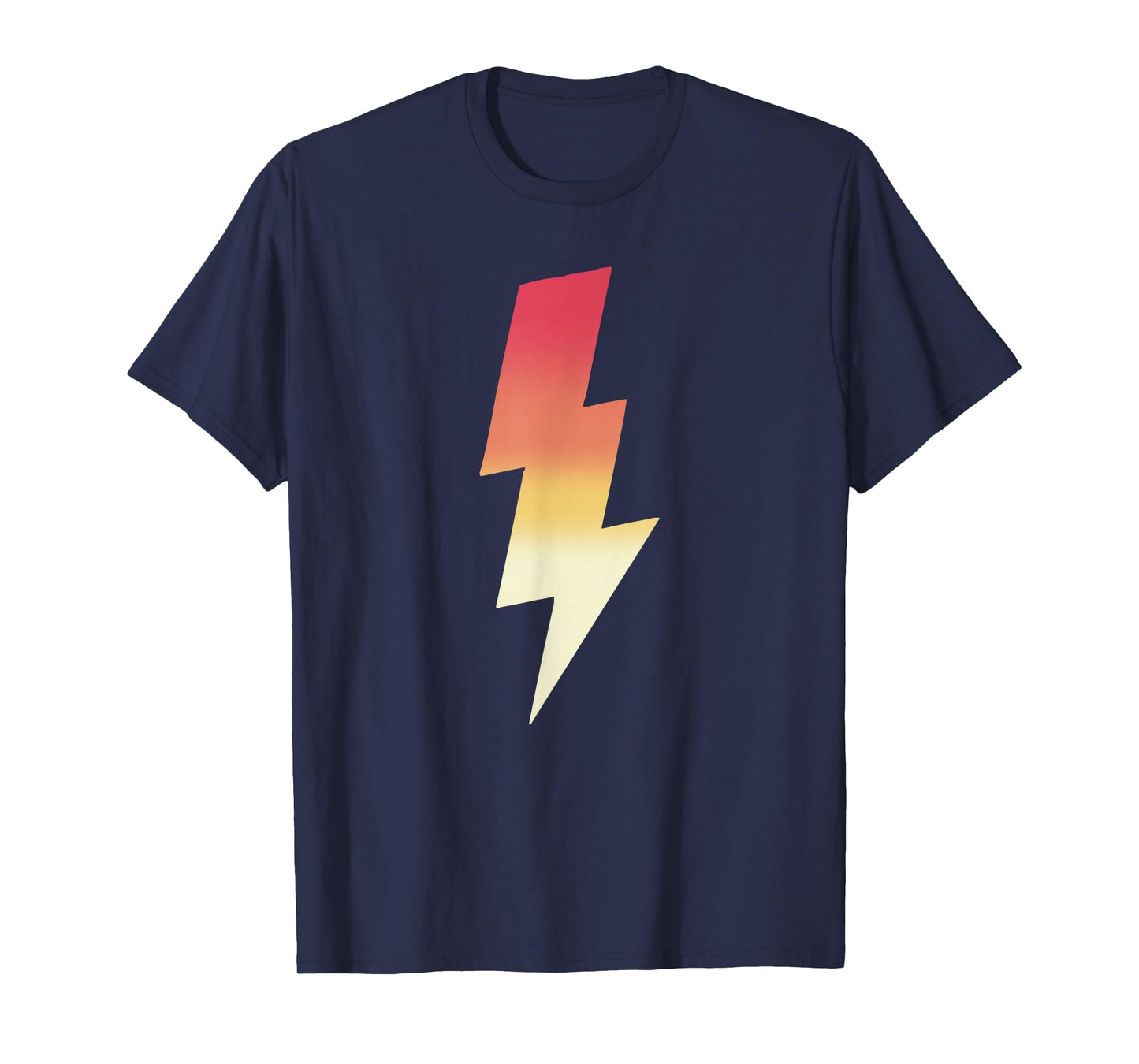Lightning Bolt Vintage Graphic Tees Tops for Men Women Boys T-Shirt