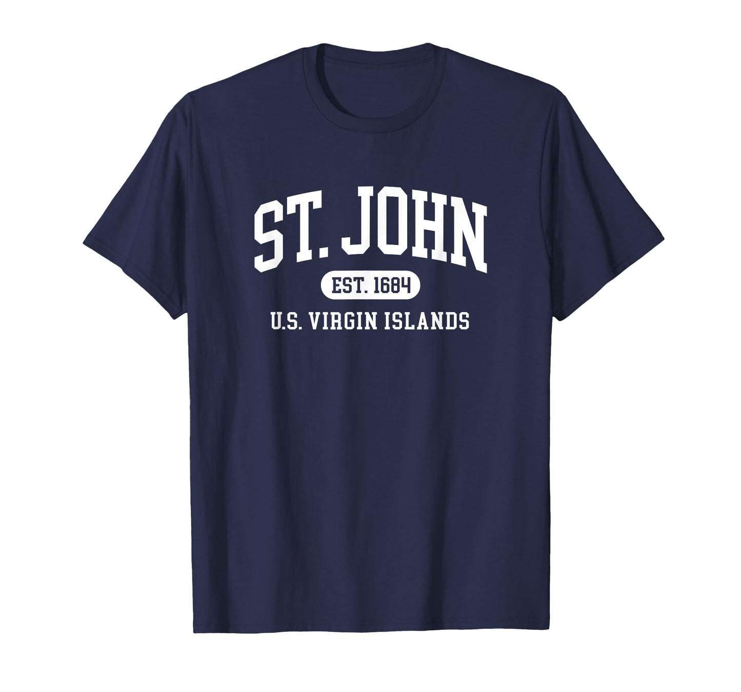 Vintage St John USVI Mens Womens Souvenir Throwback Retro T-Shirt