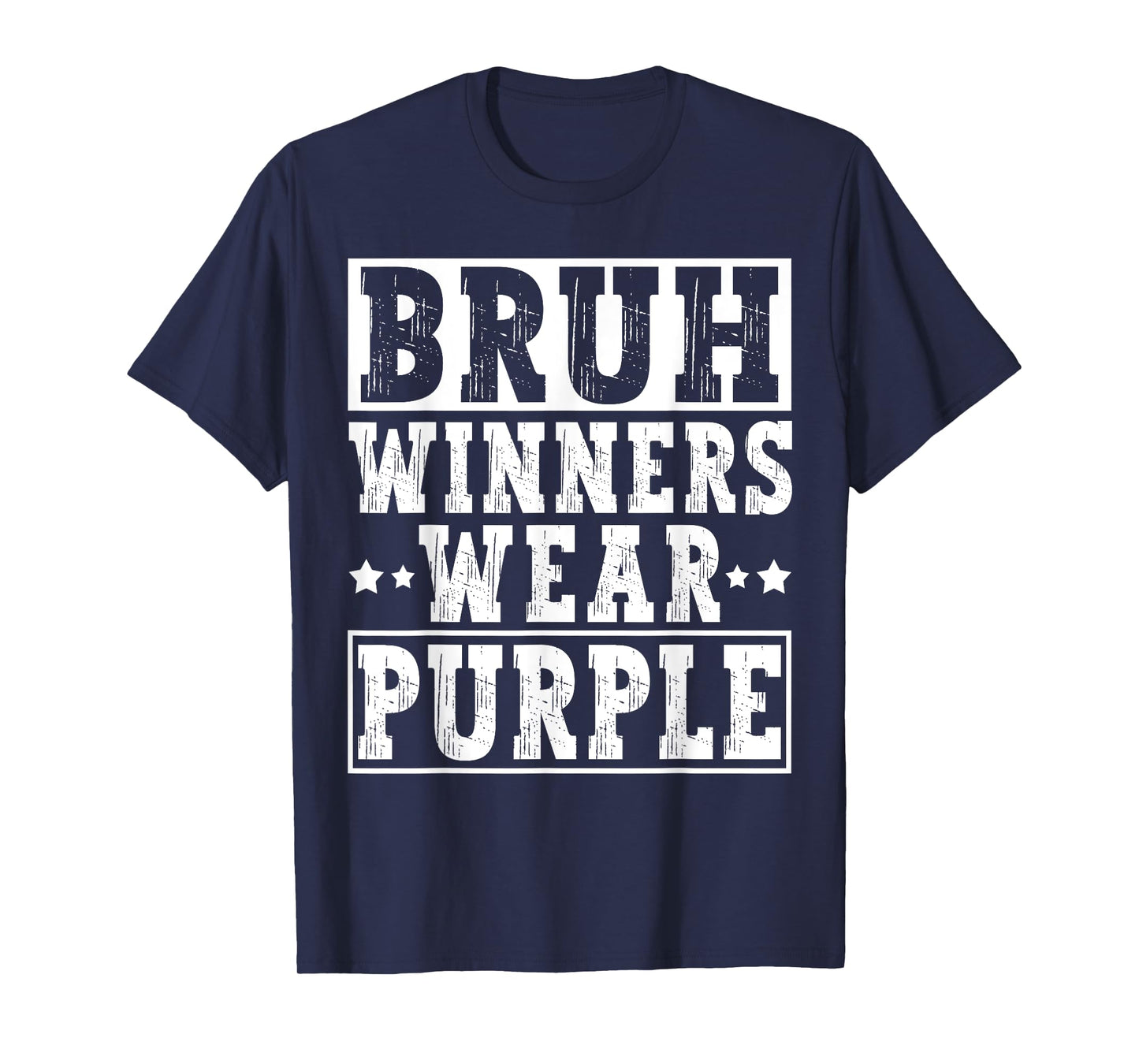 Winners Wear Purple Color Team Sports Day Game Camp Team T-Shirt