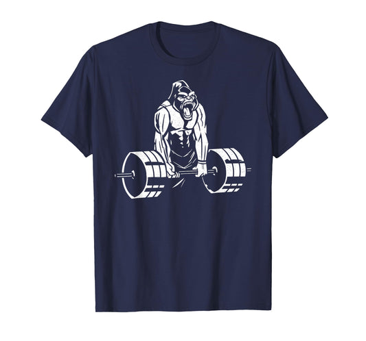 Gorilla Strength – Funny Gym Bodybuilding Weightlifting T-Shirt