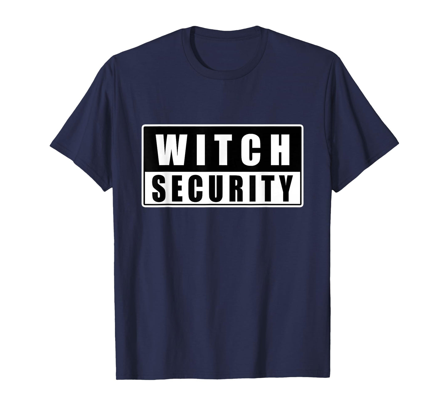 Halloween Witch Security Dad Mom Daughter Adult Easy Costume T-Shirt