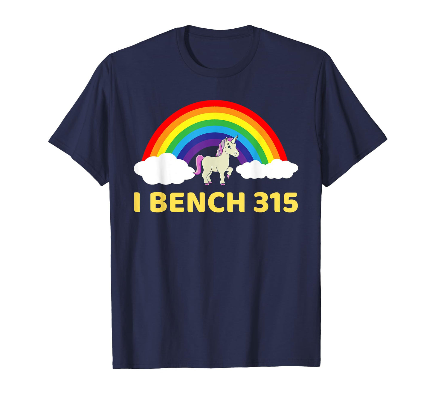 I Bench 315 Bench Press 315 lb Club Bodybuilding Satirical T-Shirt