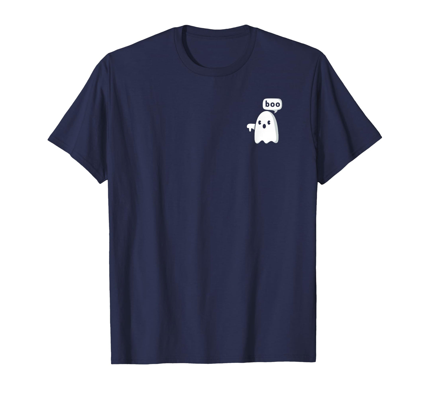 Thumbs Down Ghost Screaming Boo Disapproval Ghost halloween T-Shirt