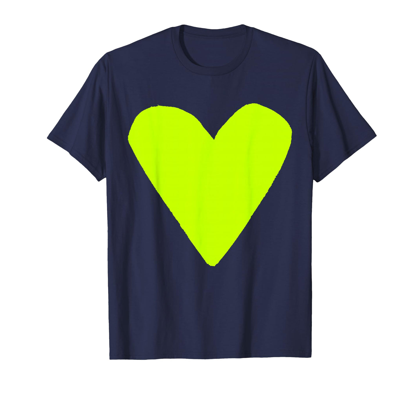 Cute Lime Green Heart T-Shirt