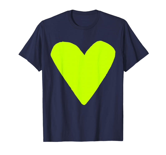 Cute Lime Green Heart T-Shirt