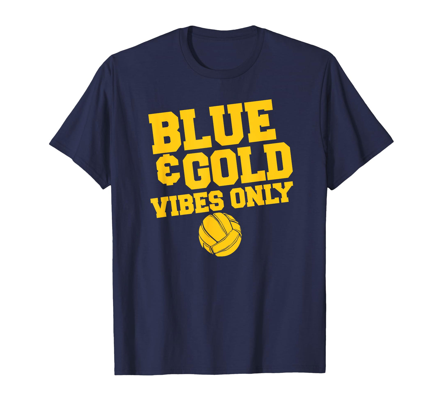 Blue Gold Game Day High School Volleyball Group Team T-Shirt