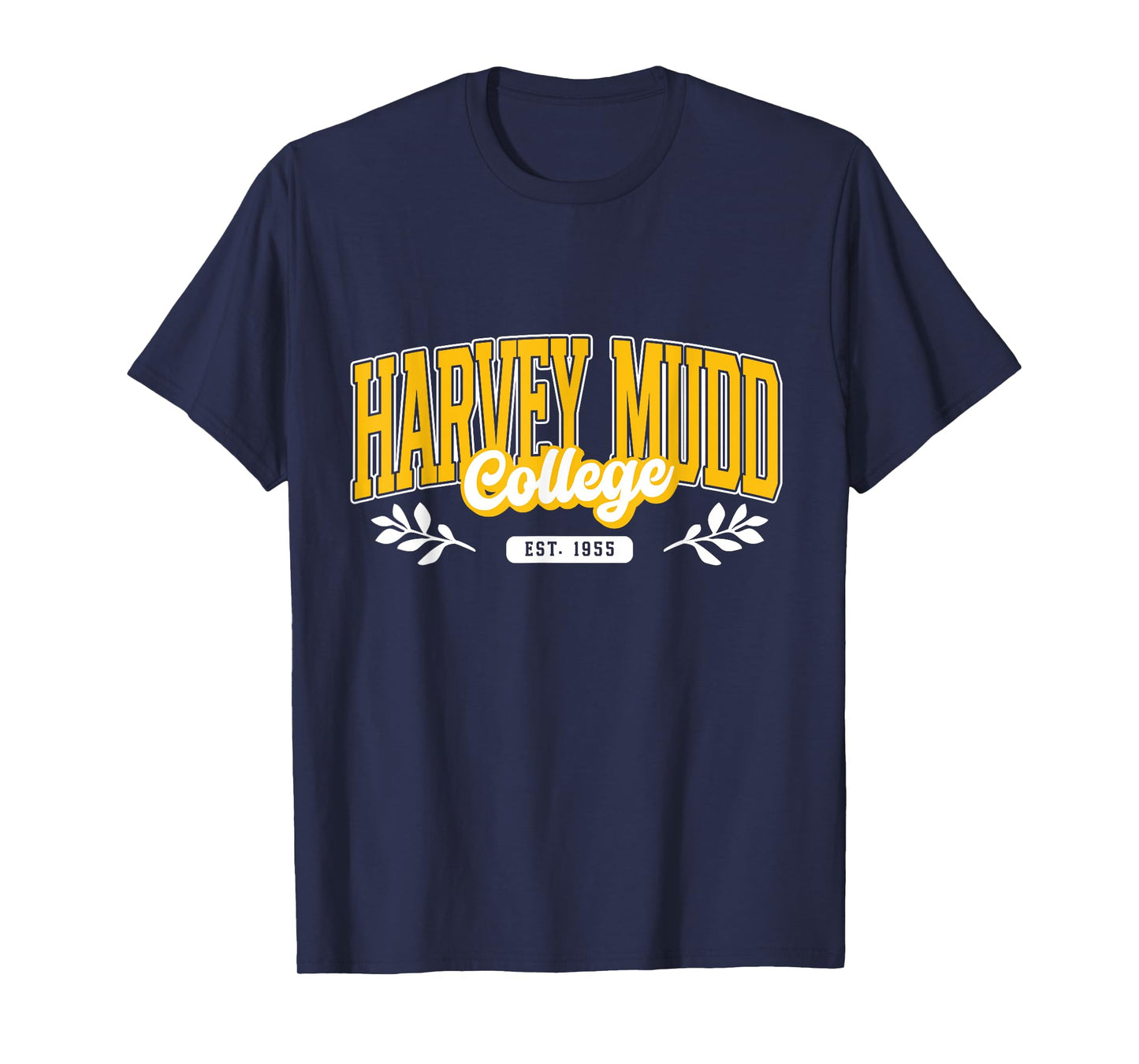 Men Women Harvey Mudd Retro Athletic Sports Tee T-Shirt