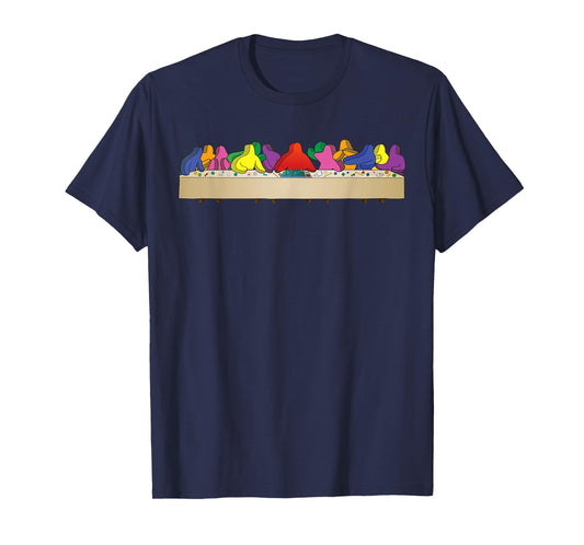 Da Vinci's Painting with Board Game Meeples T-Shirt