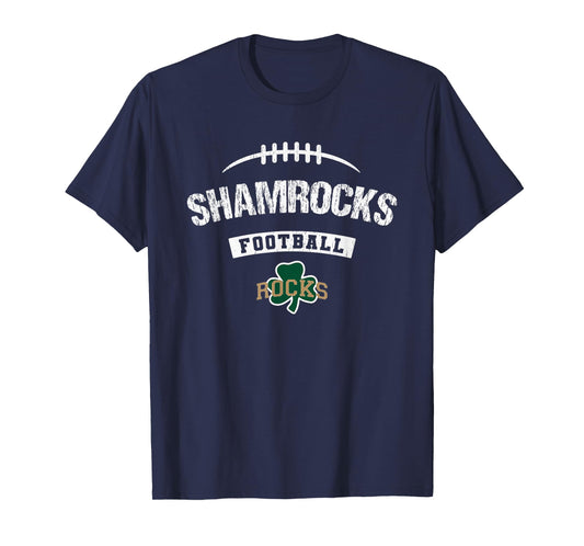 Westfield Shamrocks Logo Football Distressed HS T-Shirt