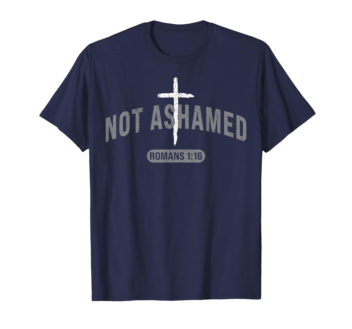 Vintage Not Ashamed Romans 1_16 _ Christian Clothing, Hoodie T-Shirt