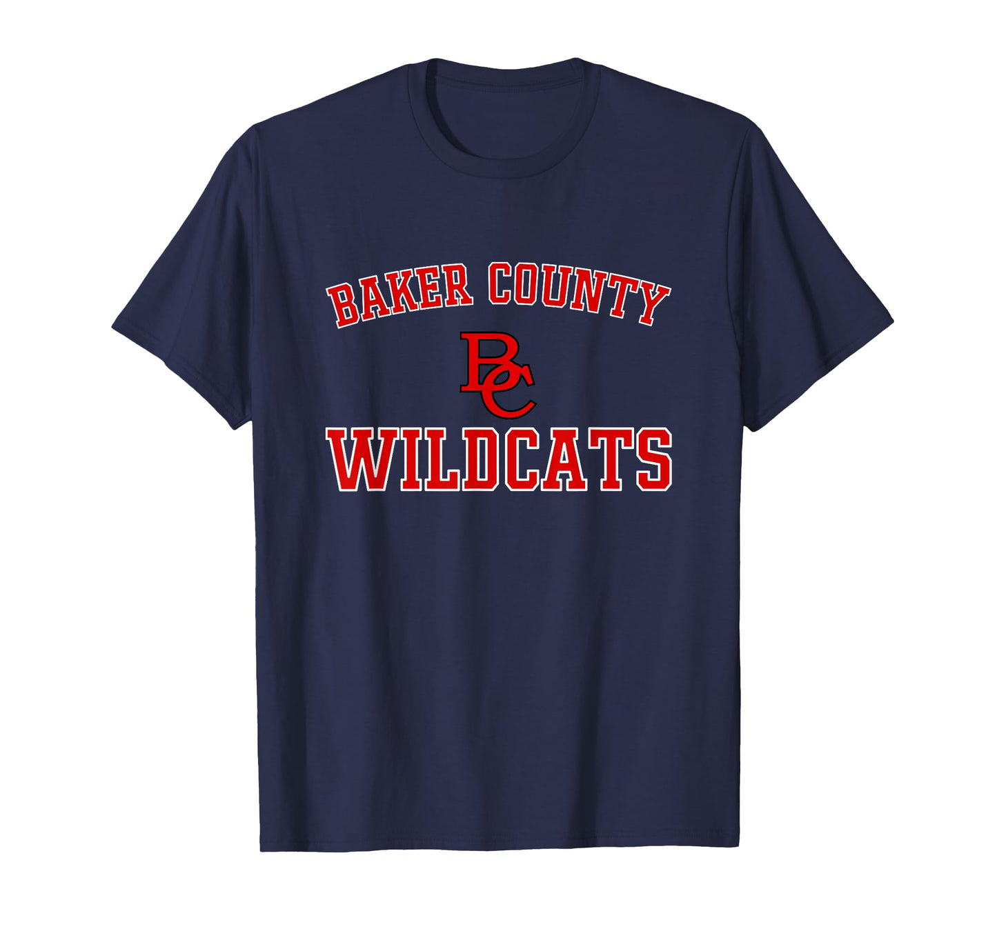 Baker County Wildcats Logo Varsity HS T-Shirt