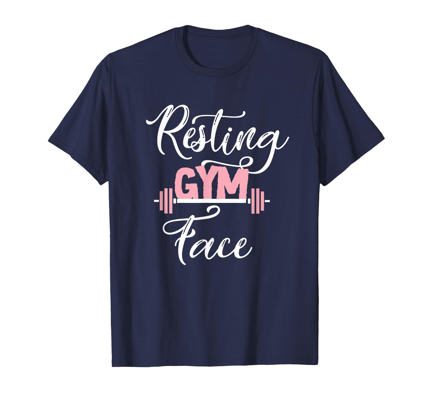 resting gym face funny cool workout fitness saying quote T-Shirt