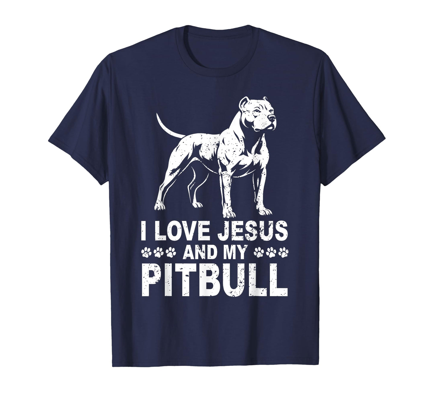 I Love Jesus and My Pitbull T-Shirt